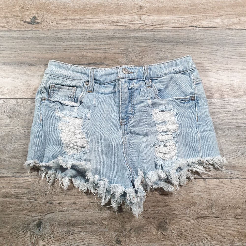 Wild Fable Shorts Women's Size 6 Jean Cut Off Booty Daisy Dukes Country Blue